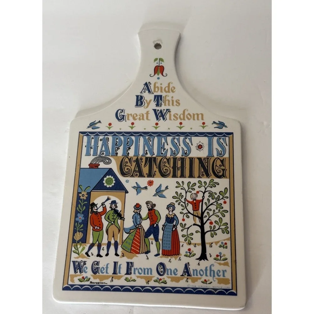 VTG Berggren Trayner Ceramic Cutting Board Wall Trivet 